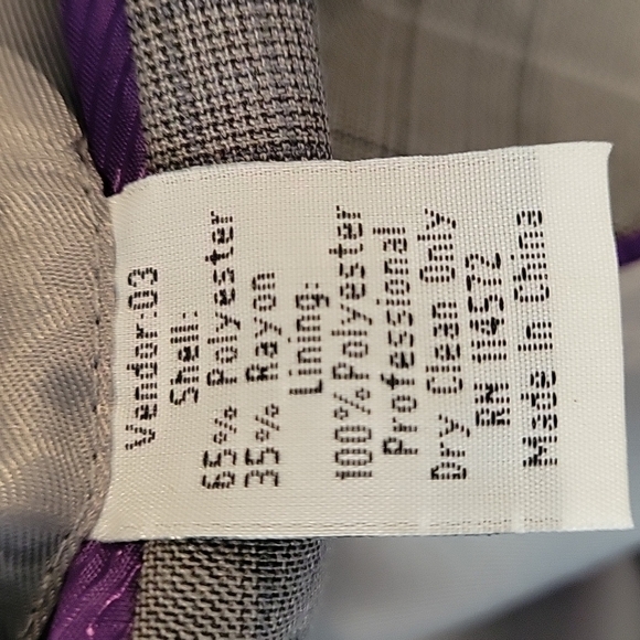 VINCI Italy Gray Plaid Sport Coat Suit Jacket 40L - Picture 7 of 12